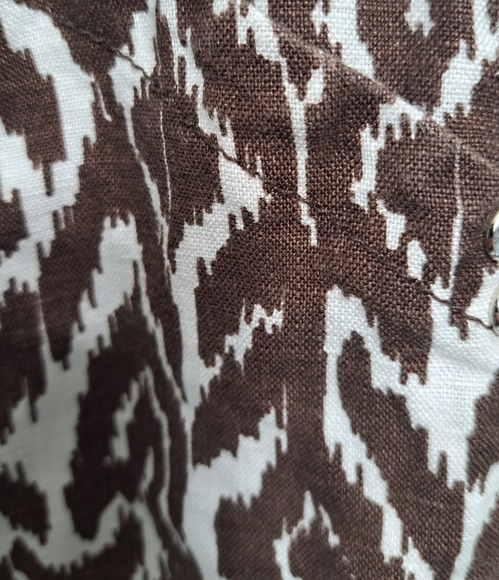 INC International Concepts 100% Linen Ikat Print Pants   Size 4 - Picture 8 of 9